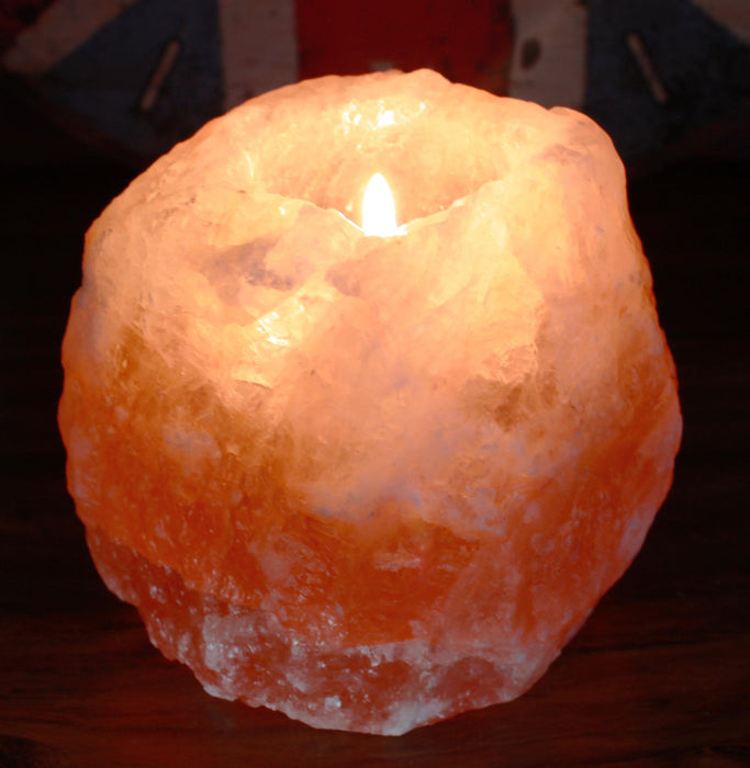 Himalayan Salt Tealight Holder - Single