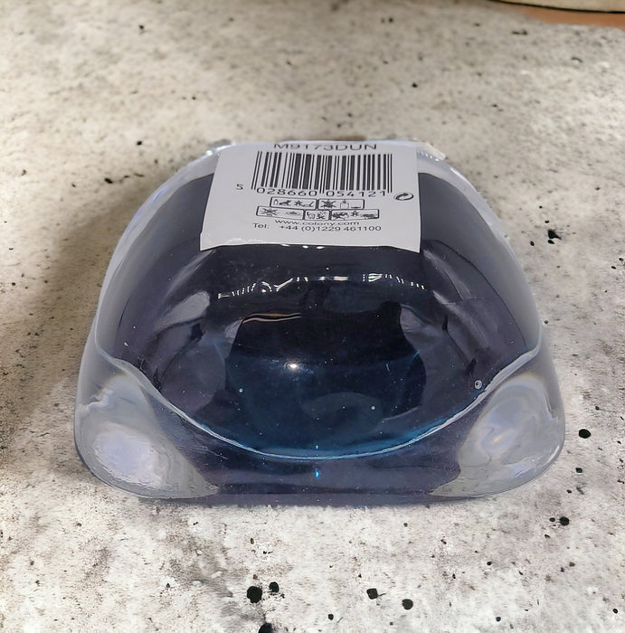 Square Two-Tone Glass Tealight Holder - Choice of Two Colours