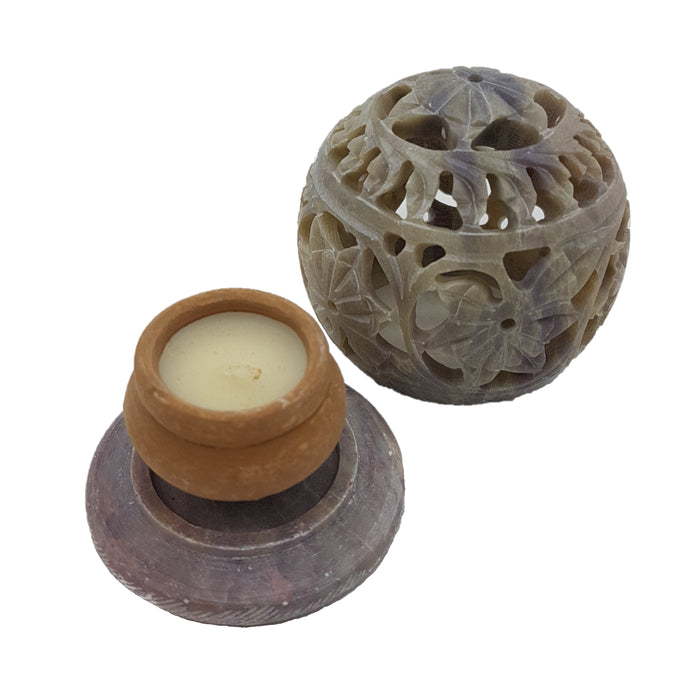 DALIT GOODS Co. Small Sphere Soapstone Burner