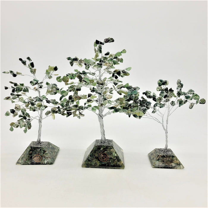 Gemstone Tree with Orgonite Base - Choice of Stones & Sizes