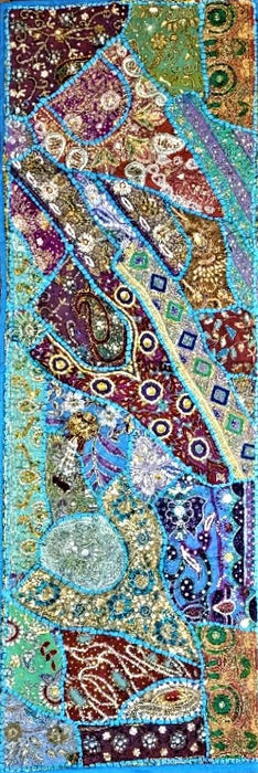 Patchwork Wall Hanging / Table Runner - Choice of Colours