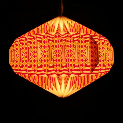 Geometric Patterned Origami Light Shade - Choice of 3 Colours
