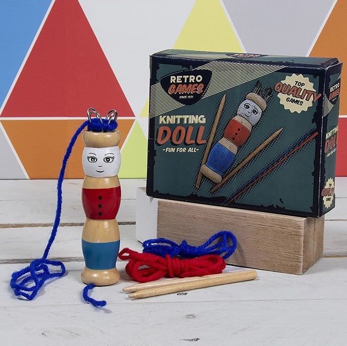 Wooden 'French Knitting' Doll