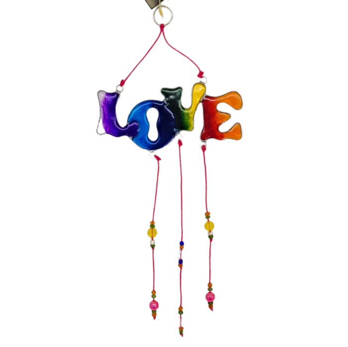 Rainbow 'LOVE' Suncatcher