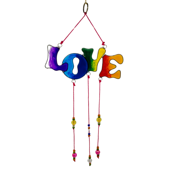 Rainbow 'LOVE' Suncatcher