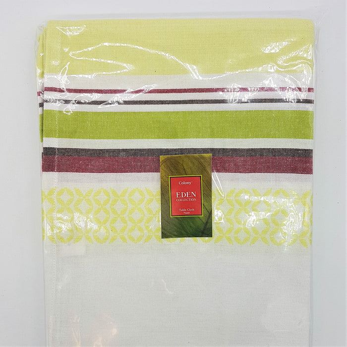 100% Cotton Outdoor Tablecloth - Eden Collection