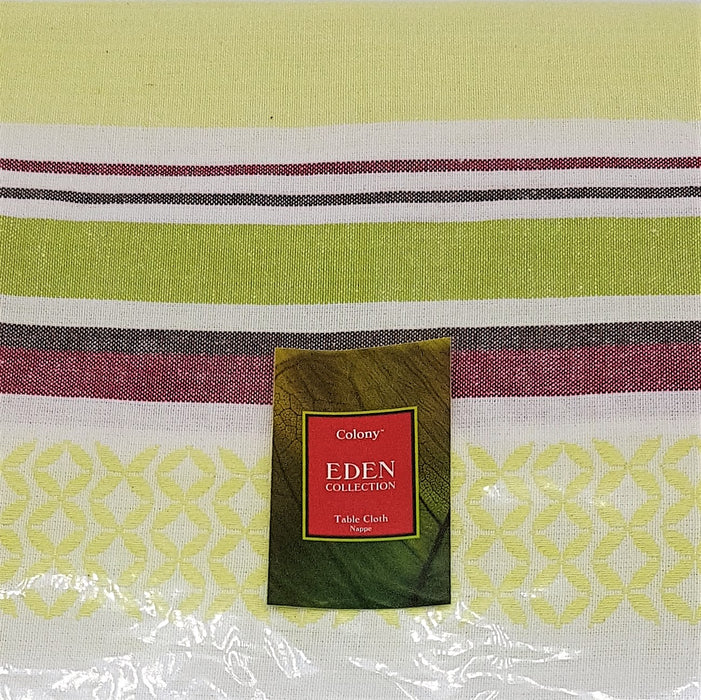 100% Cotton Outdoor Tablecloth - Eden Collection