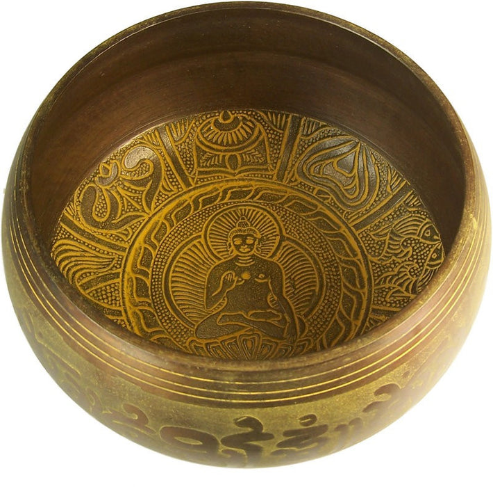 Brass Singing Bowl - Extra Loud Buddha