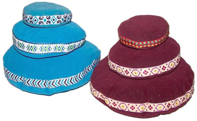 Velvet Singing Bowl Cushion - 16cm