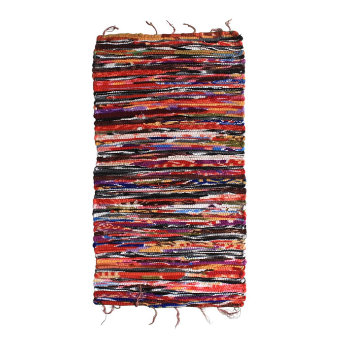 Small Velvet Dari Rag Rug