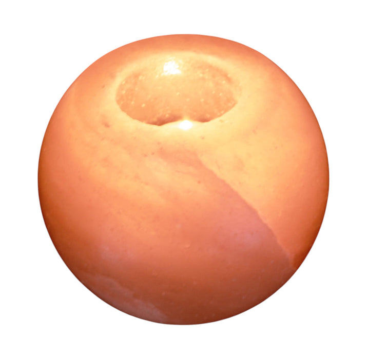 Himalaya-Salz-Kerzenhalter – rund