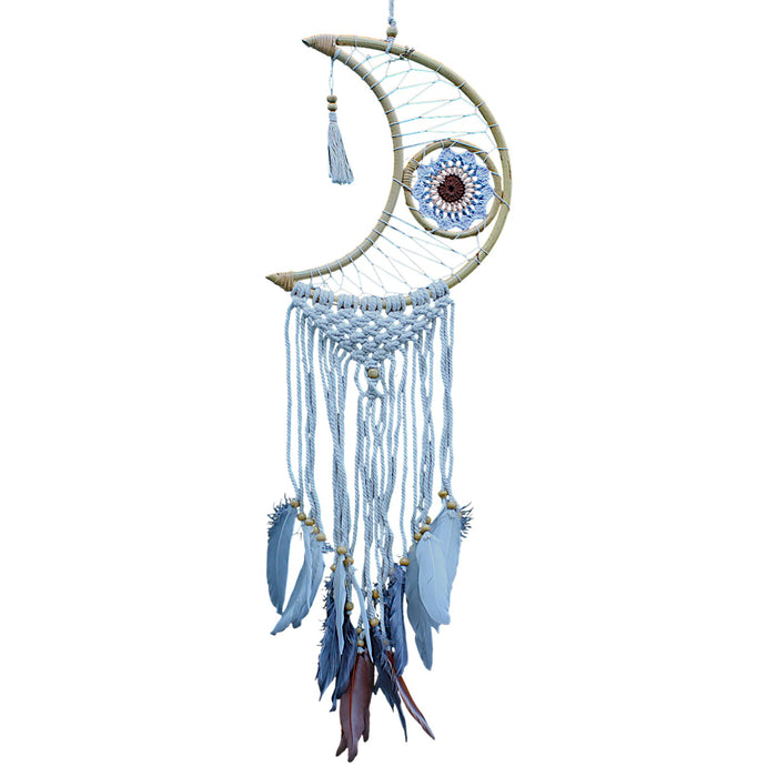 Makramee Traumfänger - Mond