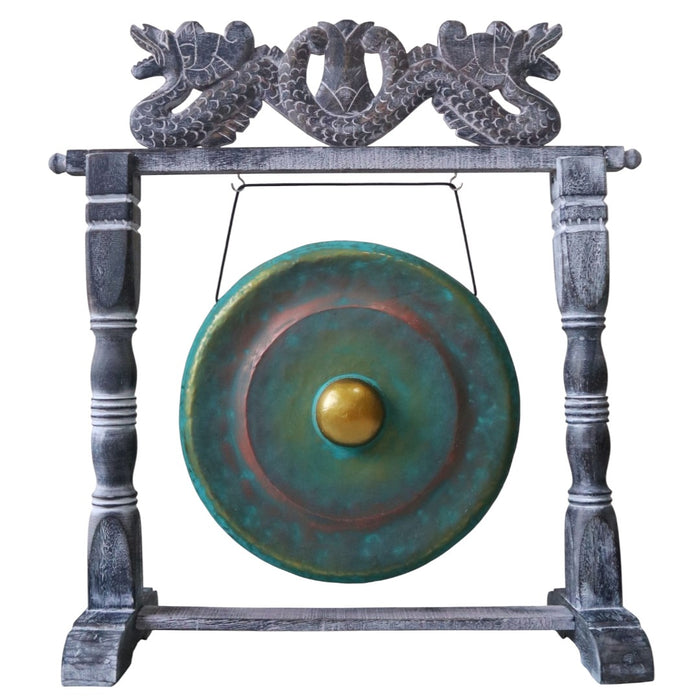 Stand-Gong Mittel - Grüne Waschung 35cm