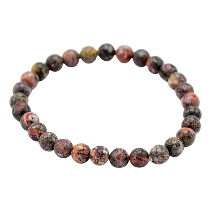 Gemstone 'Manifestation' Bracelet - Leopard Skin Jasper - Courage