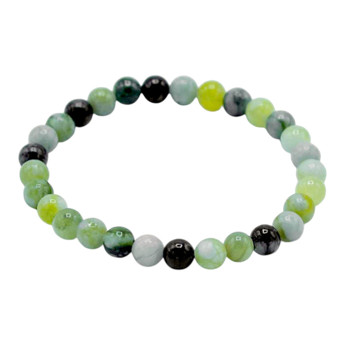 Gemstone 'Manifestation' Bracelet - Olive Jade - Healing