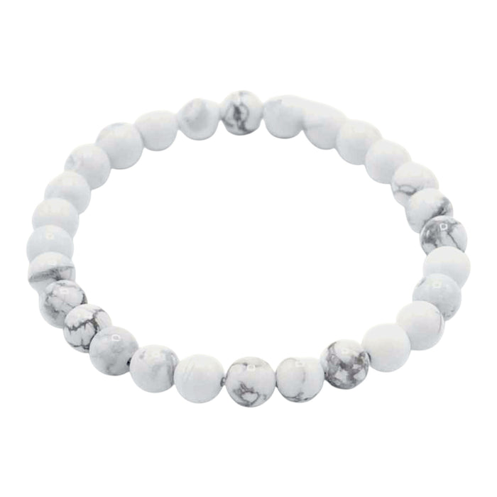 Gemstone 'Manifestation' Bracelet - White Jasper - Peace