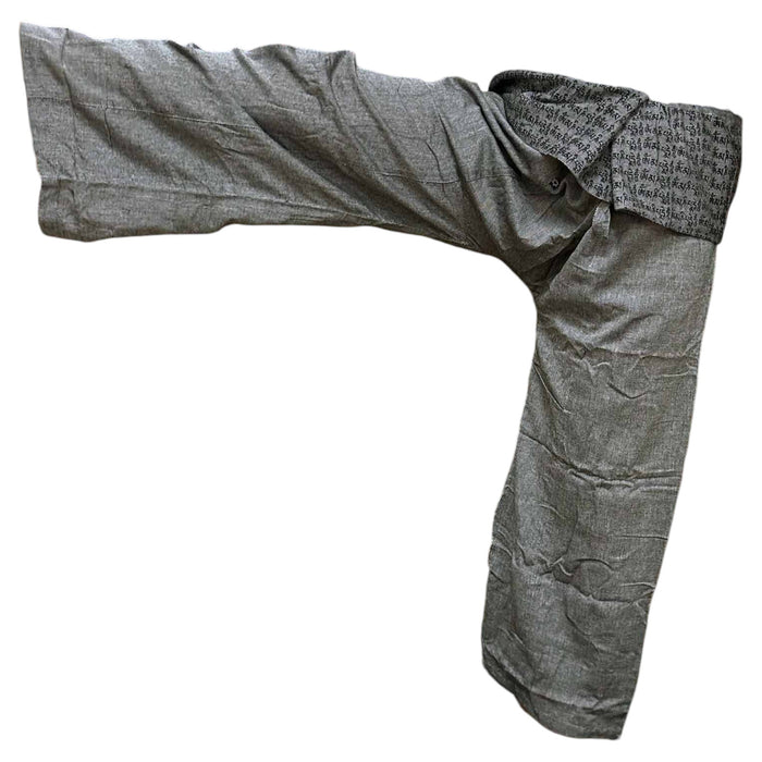 Thai Fisherman Pants - Mandala Mantra, Grey