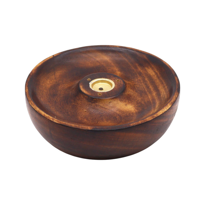 Mango Holz Räucherstäbchen & Kegel Brenner Scheibe - Schlicht