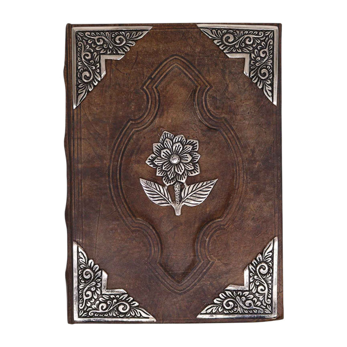 Leder Notizbuch - Rose (25x18cm)