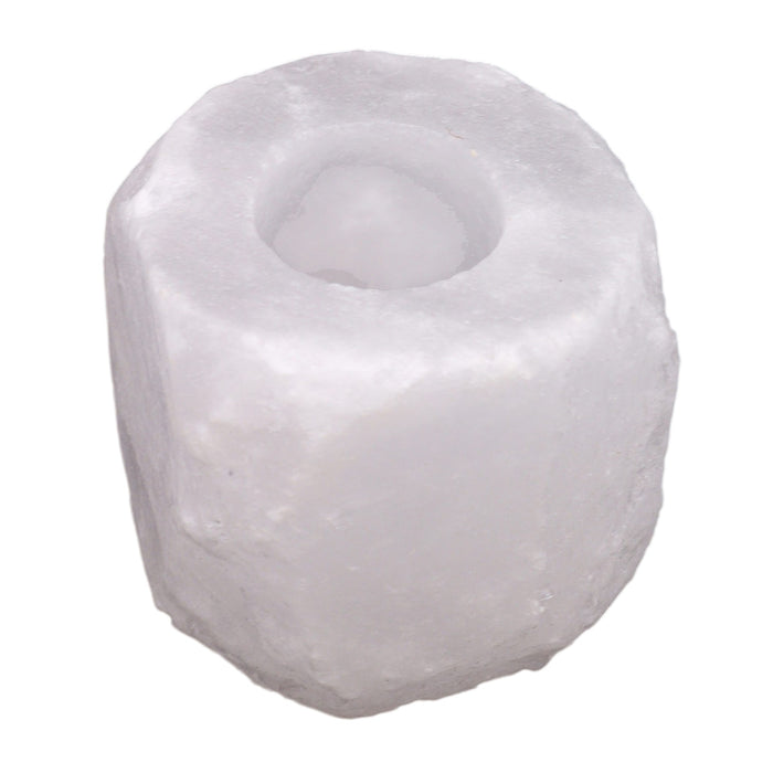 Himalaya-Salz-Kerzenhalter – Kristallstein