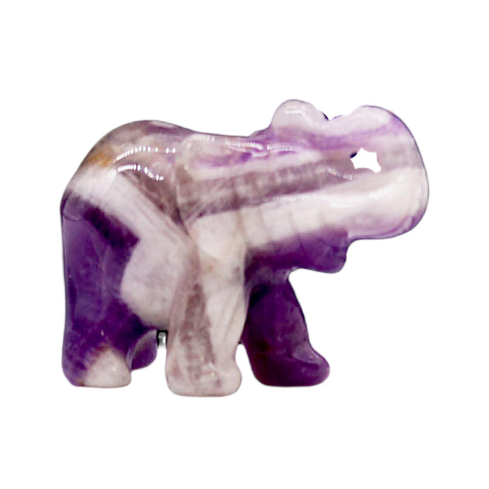 Edelstein Glückselefant - Amethyst