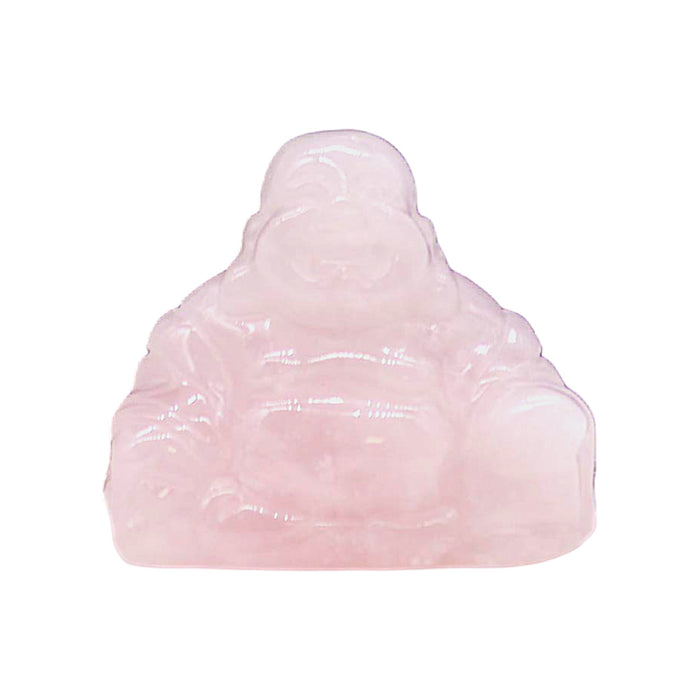 Edelstein Buddha - Rosenquarz