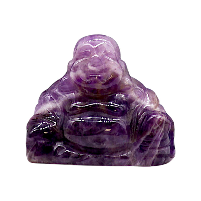 Edelstein-Buddha - Amethyst