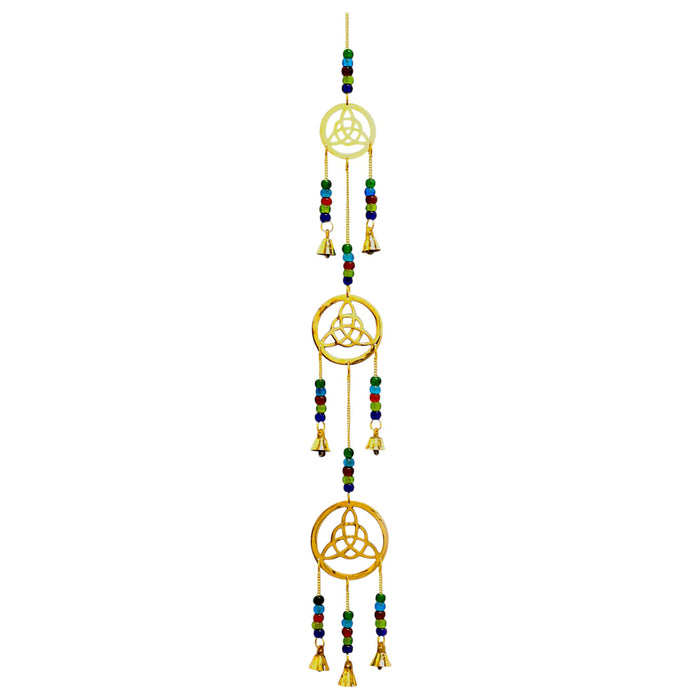 Indische Messingklangspiele – Keltisches Symbol mit 7 Glocken