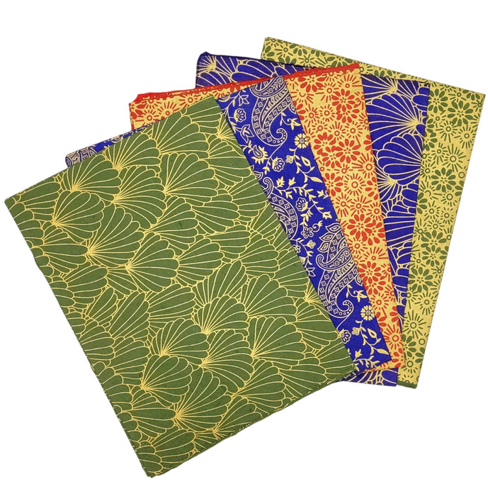 Screen Printed Lokta Paper Gift Wrap - Choice of 5 Designs