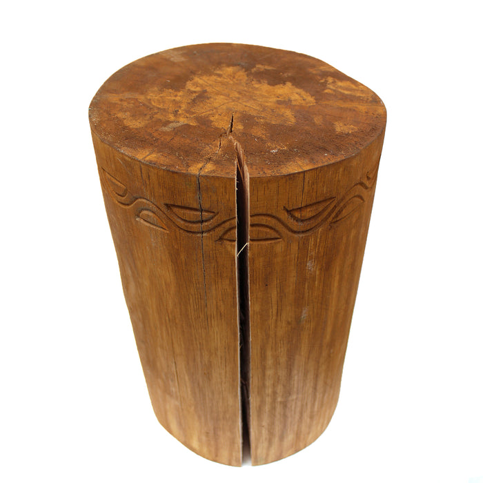 Albasia Wood Tribal Plant Stand - Natural