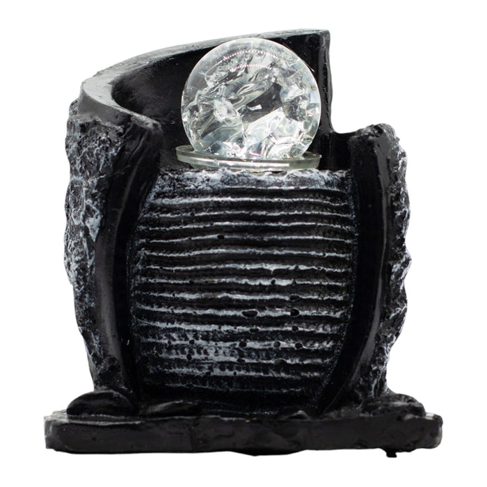 Tabletop Water Feature - Water Pot & Crystal Ball