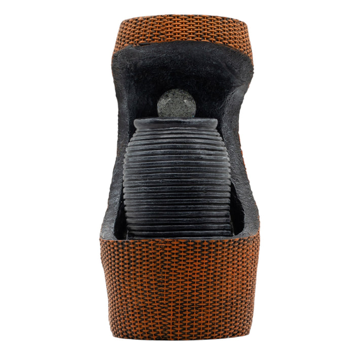 Grand Water Feature - Greek Urn in Basket