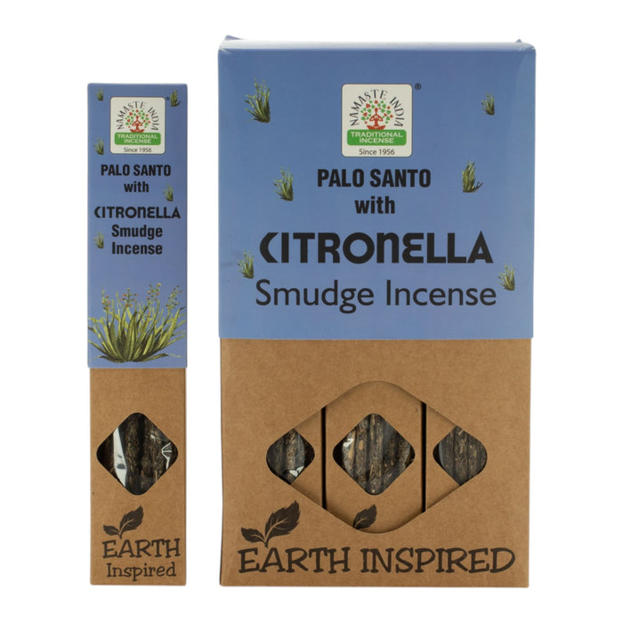 Erd-inspirierte Räucherstäbchen – Palo Santo mit Citronella