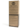 Brown cardboard box with black ornate logo for aw aromatics 200ml petitgrain rosewood essential oil diffuser with rattan sticks