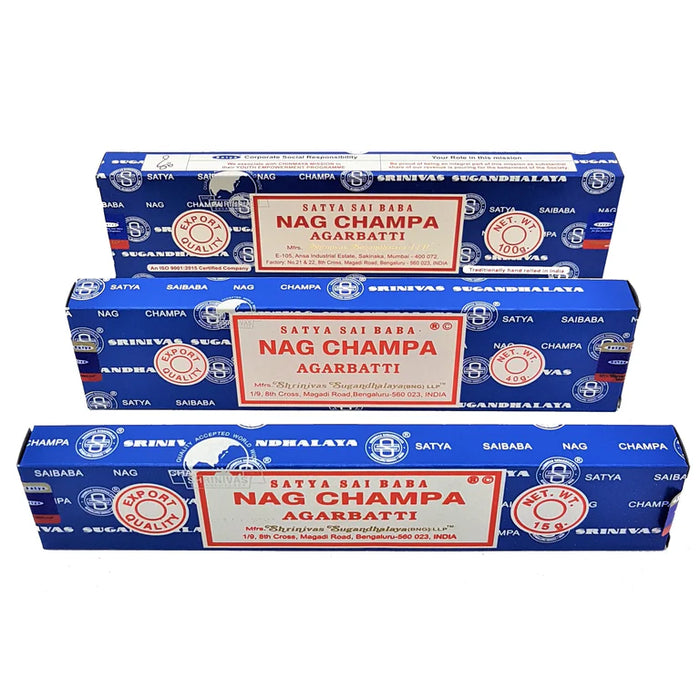 SATYA Nag Champa Räucherstäbchen – 40g