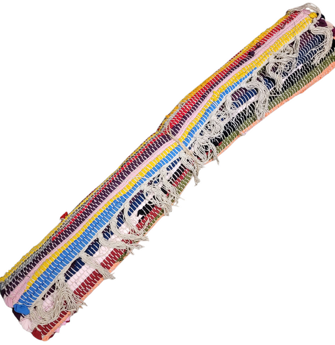 Multi-Coloured Dari Rag Rug - Assorted Sizes