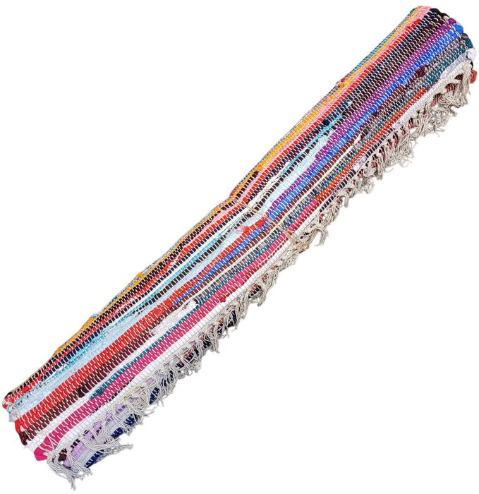 Multi-Coloured Dari Rag Rug - Assorted Sizes
