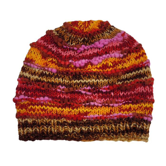 100% Wolle Slouch Beanie Mütze (Erwachsene)