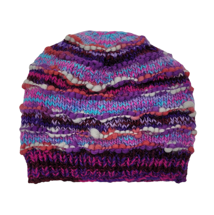 100% Wolle Slouch Beanie Mütze (Erwachsene)