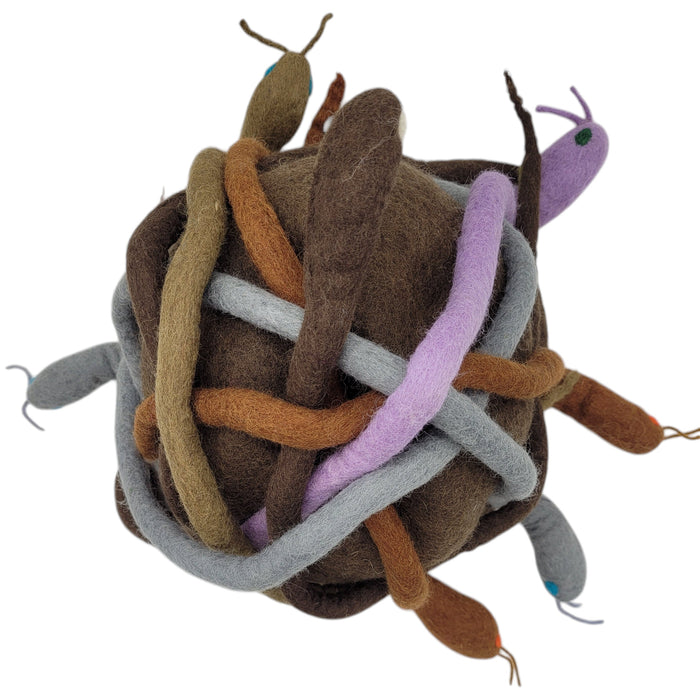 Felt Festival Hat - Snakes