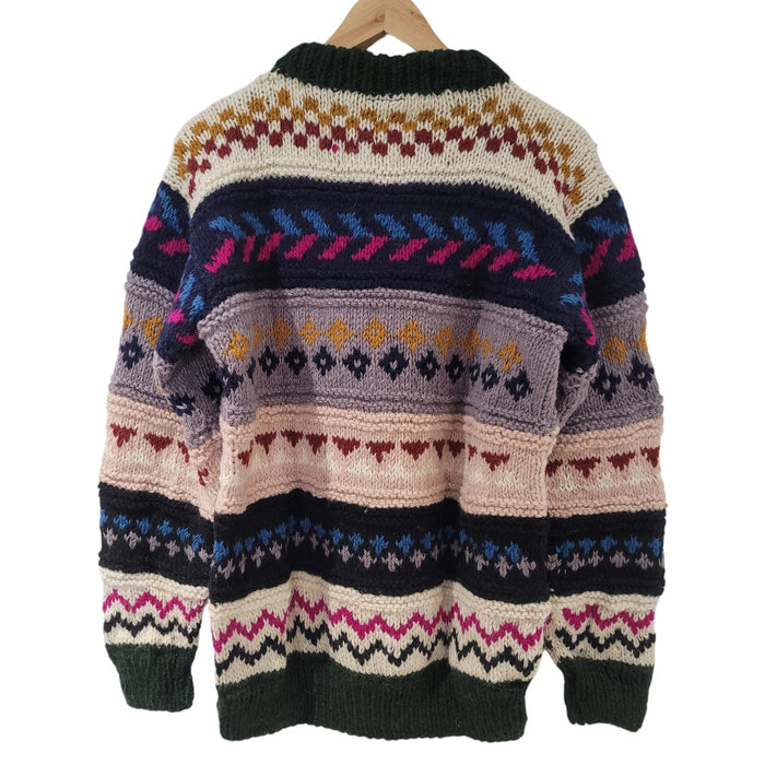 GRINGO FAIRTRADE 100% Wolle Strickpullover – Türkis