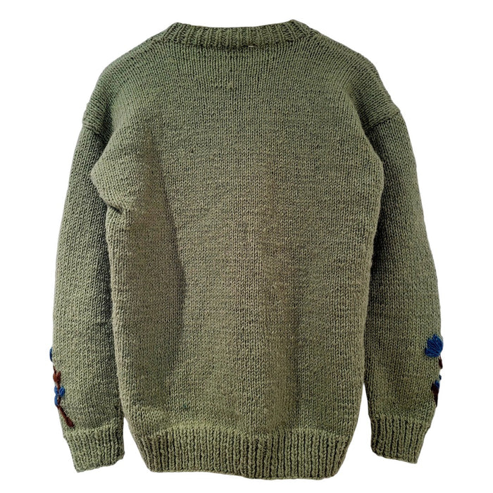 GRINGO FAIRTRADE 100% Wolle Strickpullover – Türkis