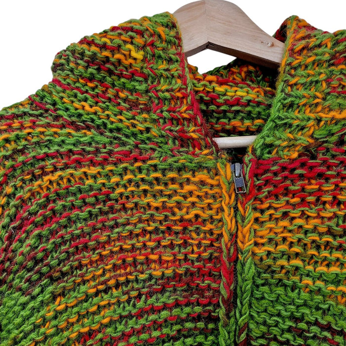 GRINGO FAIRTRADE 100% Wolle Strickpullover – Türkis