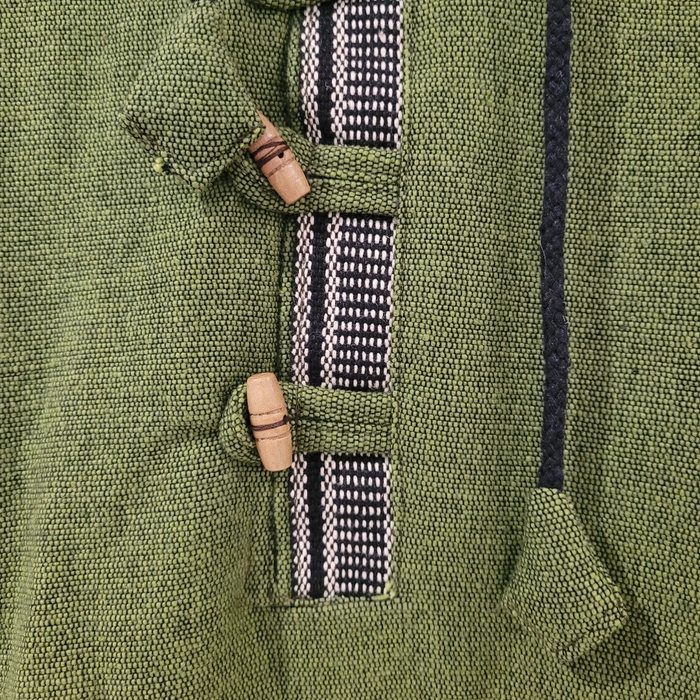 GRINGO FAIR TRADE Blaue Stonewashed Jacke mit Sternenmuster