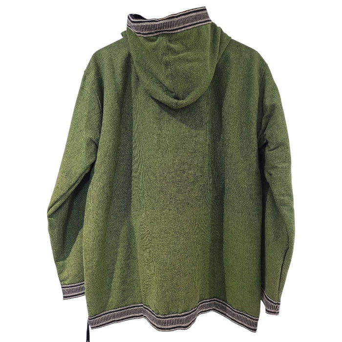 GRINGO FAIR TRADE Blaue Stonewashed Jacke mit Sternenmuster