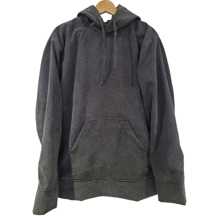GRINGO FAIRTRADE Lined Cord Hoodie - Grey
