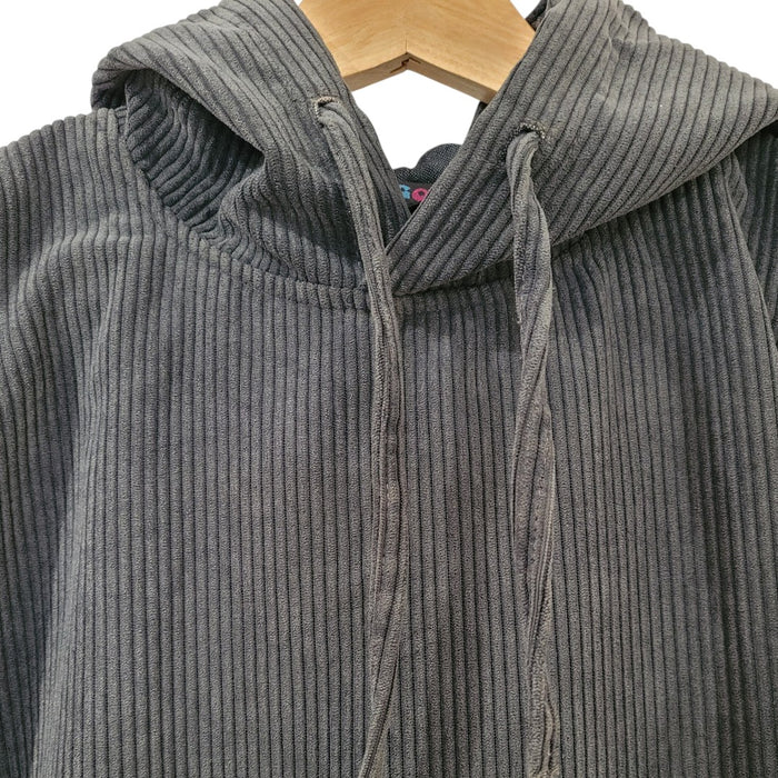 GRINGO FAIRTRADE Lined Cord Hoodie - Grey