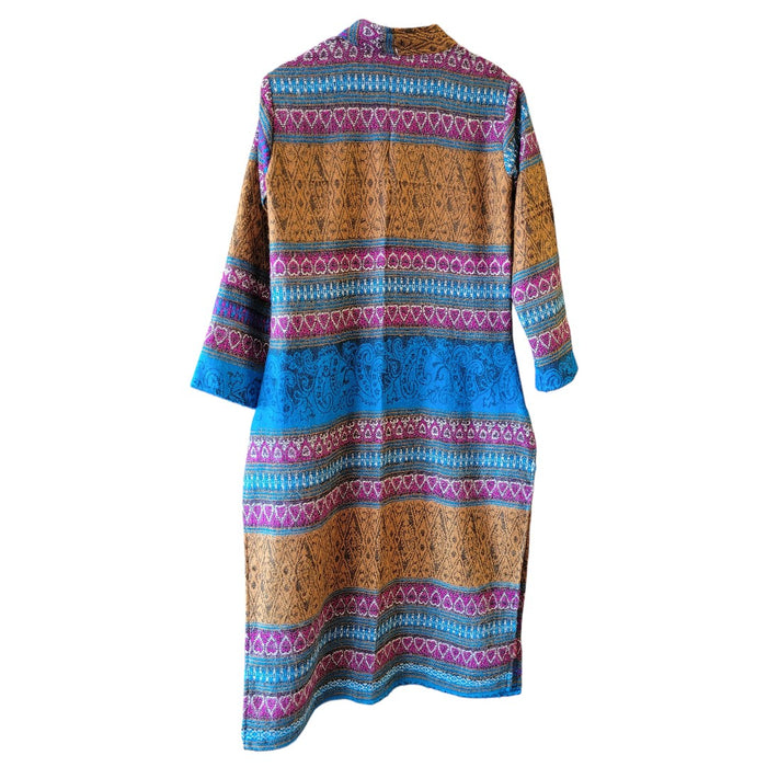 Tapestry Style Maxi Shirt Dress - Choice of 2 Colours
