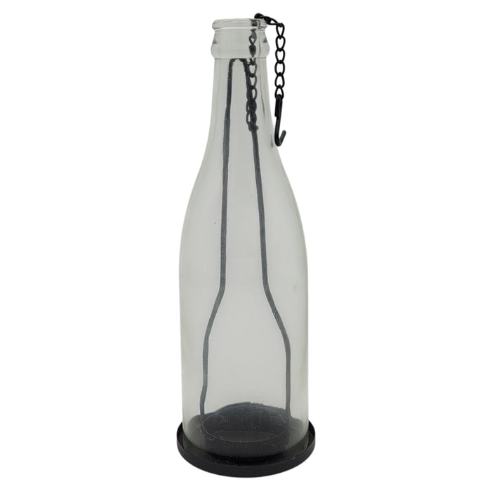 Glass Bottle Hanging Tealight Holders - Choice Of 6 Colours