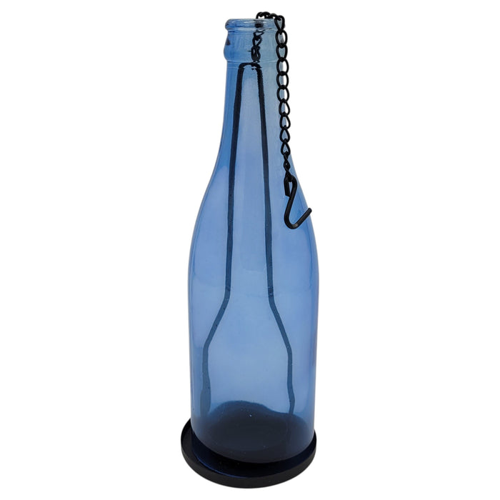 Glass Bottle Hanging Tealight Holders - Choice Of 6 Colours